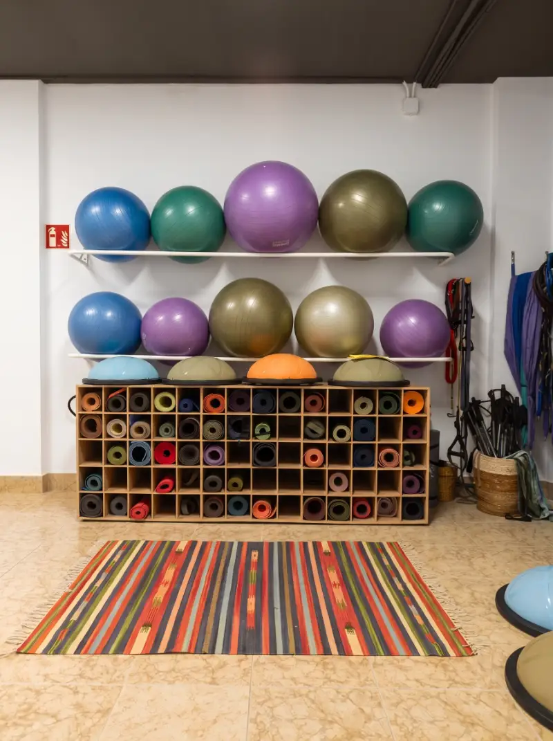 Equipamiento para entrenamiento terapéutico en Be Postural